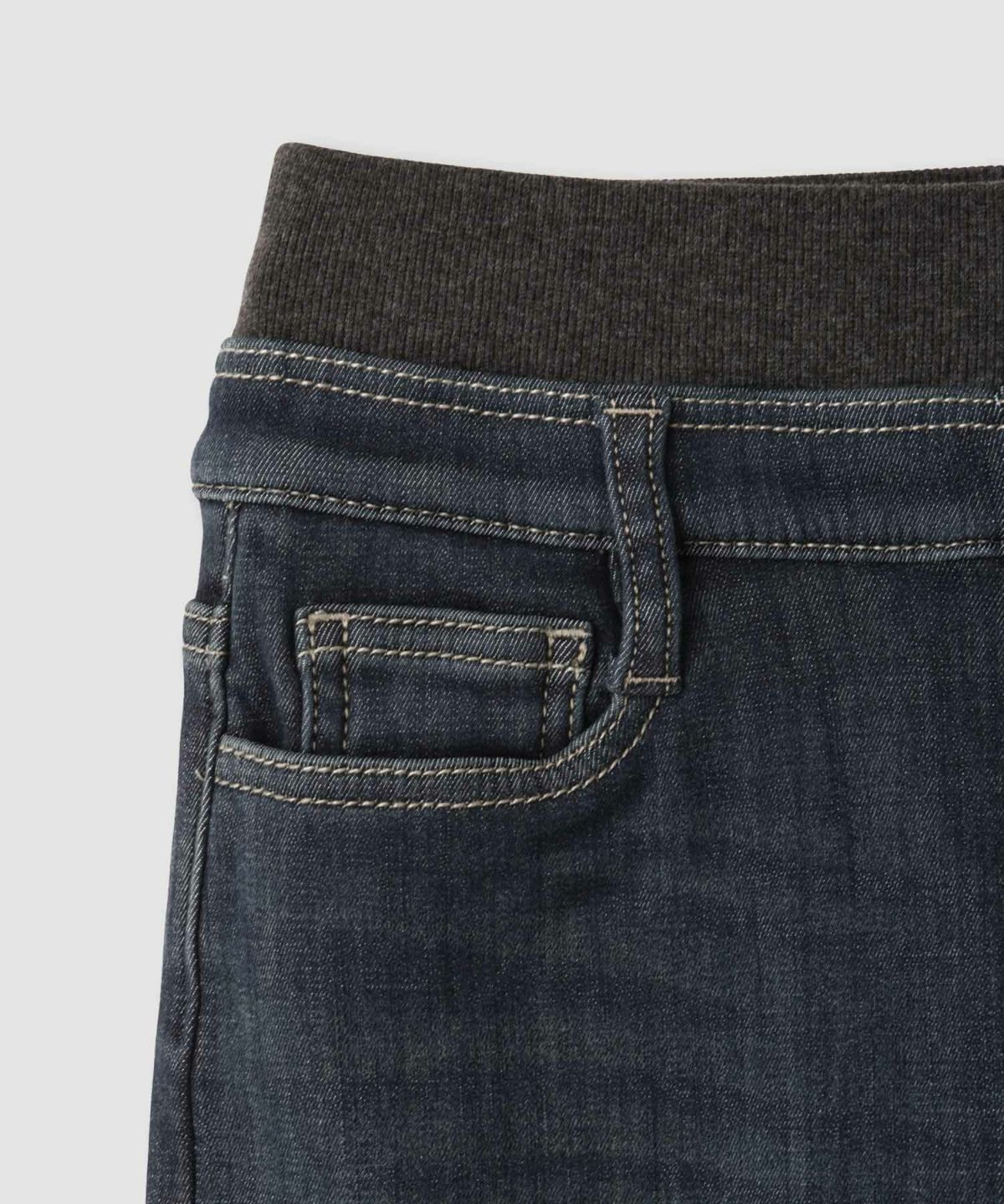 NAVY MAC HEAT 特暖 デニムパンツ レギュラーストレート キッズ