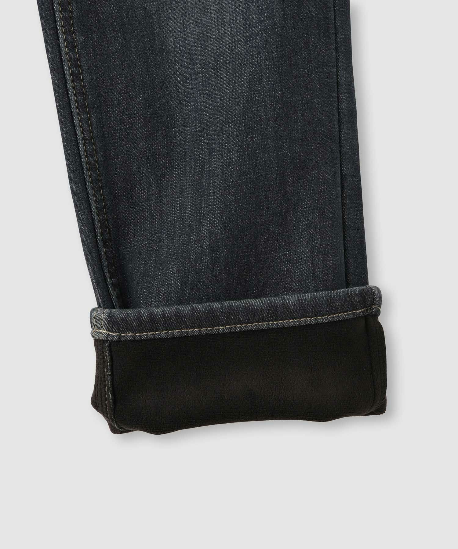 NAVY  MAC HEAT 特暖 デニムパンツ レギュラーストレート キッズ商品画像-7