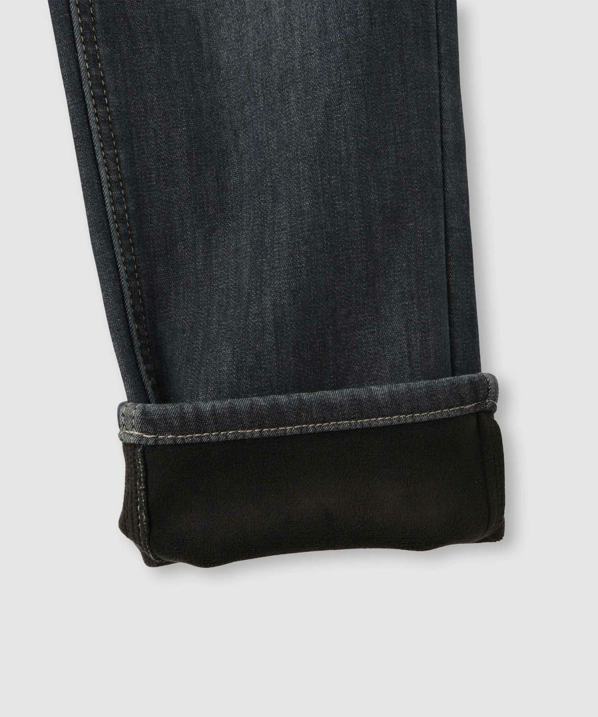 NAVY MAC HEAT 特暖 デニムパンツ レギュラーストレート キッズ