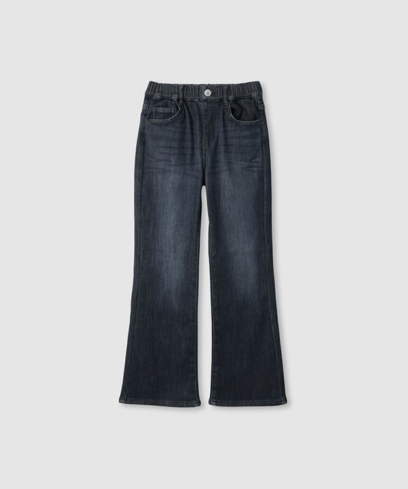 [値下げ]NAVY  MAC HEAT 特暖 デニムパンツ フレア キッズ商品画像-1