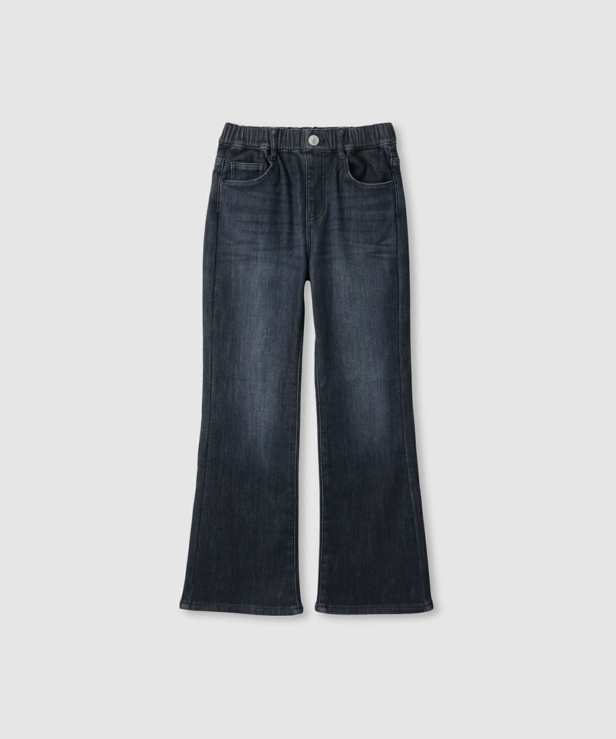 NAVY MAC HEAT 特暖 デニムパンツ フレア キッズ