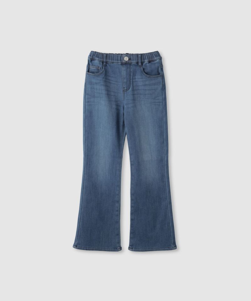 [値下げ]NAVY  MAC HEAT 特暖 デニムパンツ フレア キッズ商品画像-2