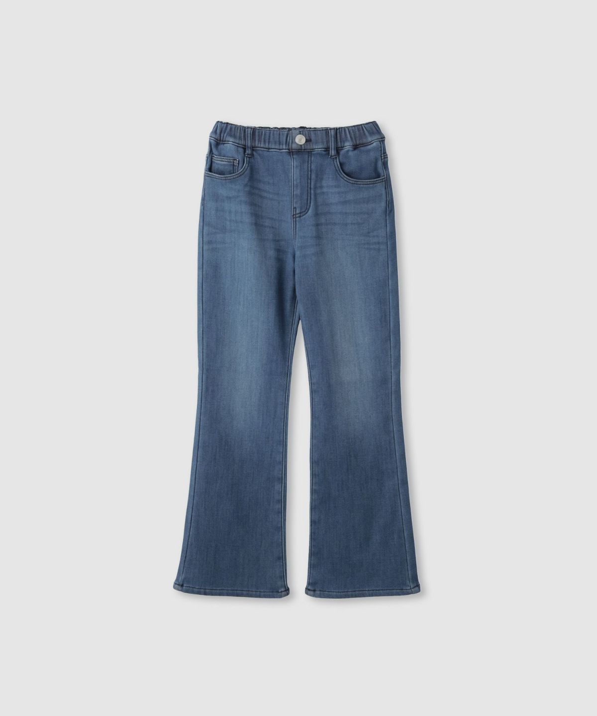 NAVY MAC HEAT 特暖 デニムパンツ フレア キッズ
