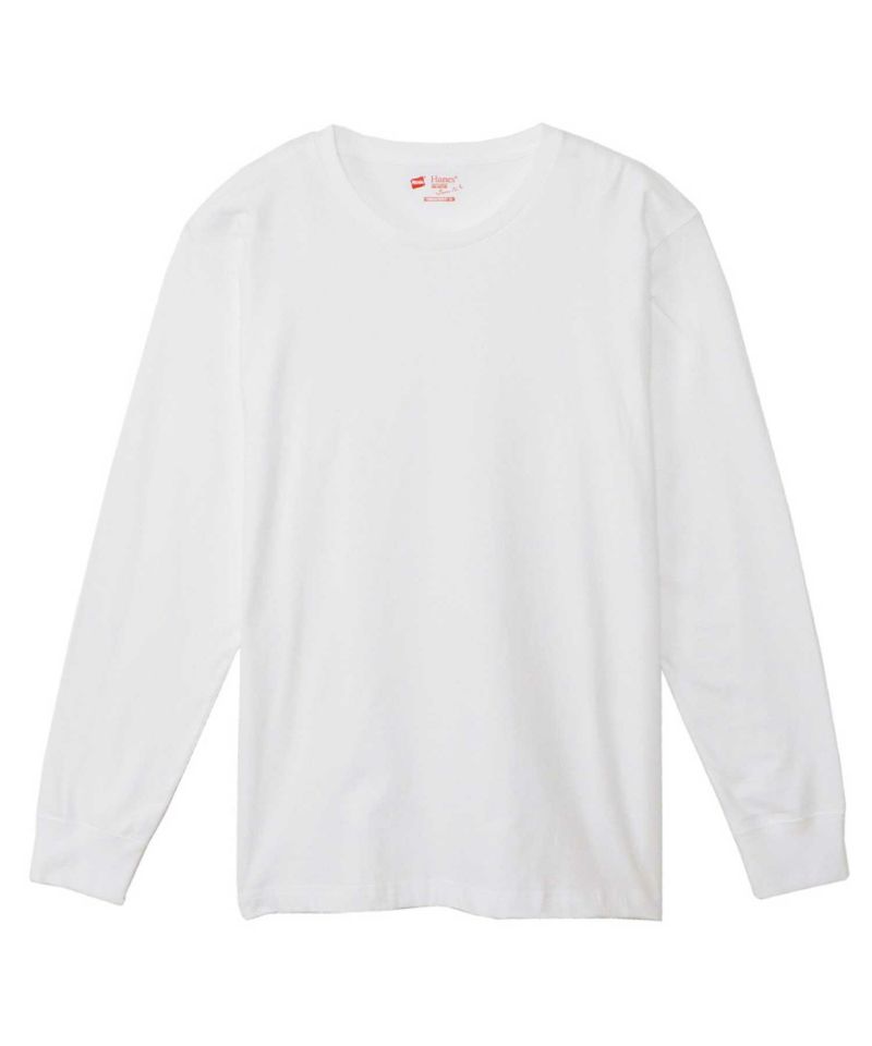 Hanes ジャパンフィット 2枚組 クルーネックロングスリーブTシャツ メンズ メール便 対応商品商品画像-2