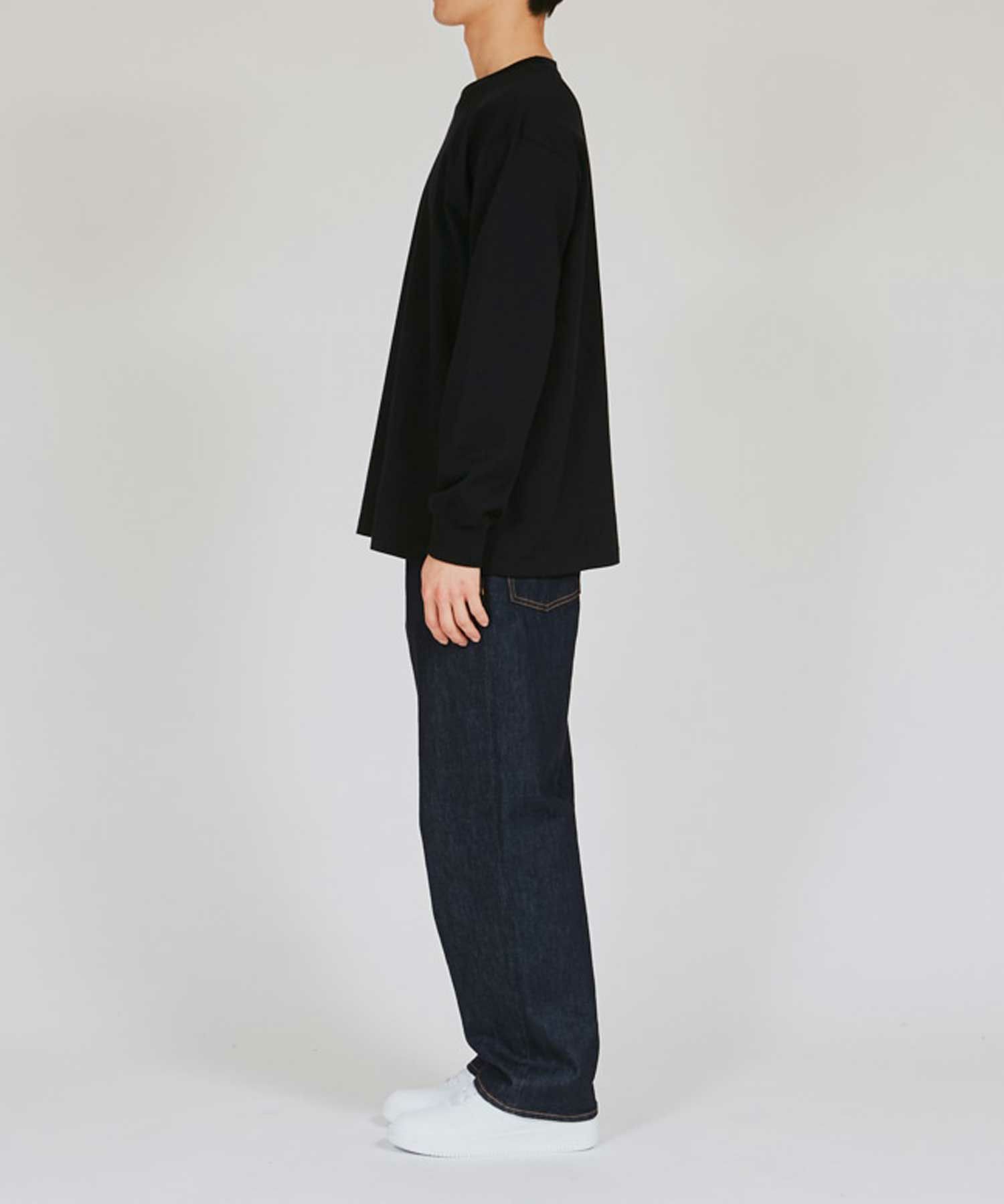 Hanes  KURO クルーネックロングスリーブTシャツ メンズ メール便 対応商品商品画像-6