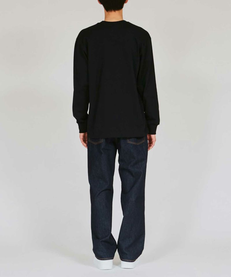 Hanes KURO クルーネックロングスリーブTシャツ メンズ メール便 対応商品商品画像-7