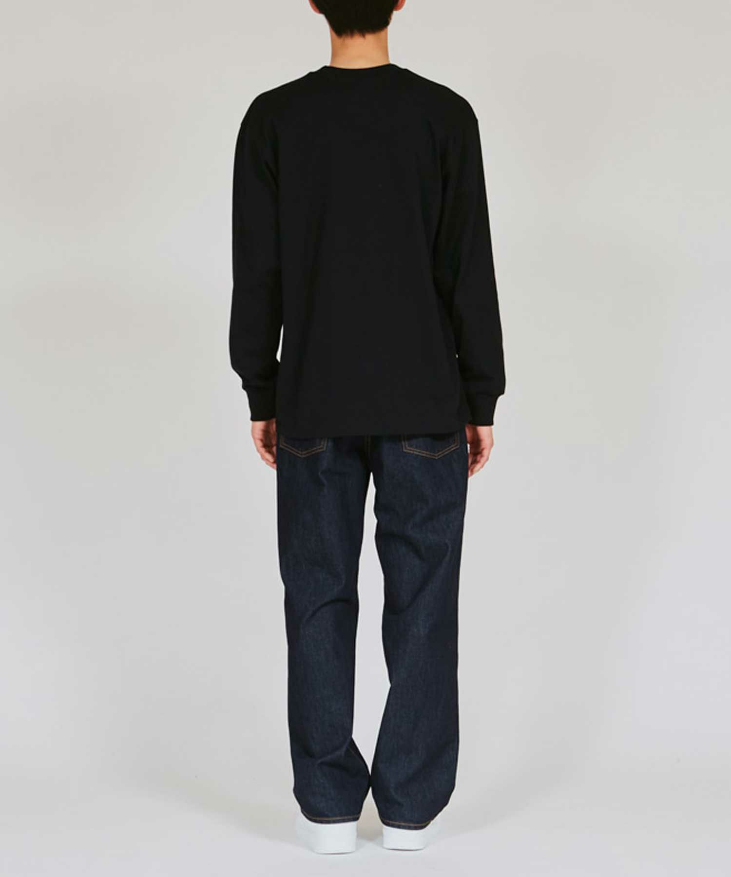 Hanes  KURO クルーネックロングスリーブTシャツ メンズ メール便 対応商品商品画像-7