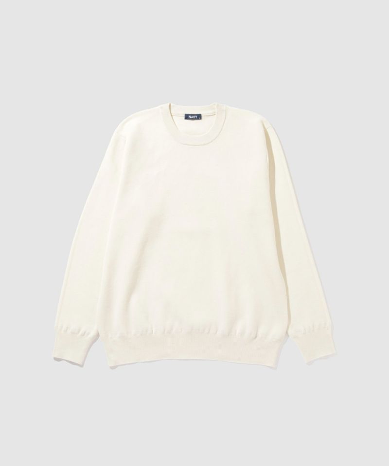 [期間限定価格]NAVY  快適ニット ミラノリブクルーネック メンズ商品画像-20