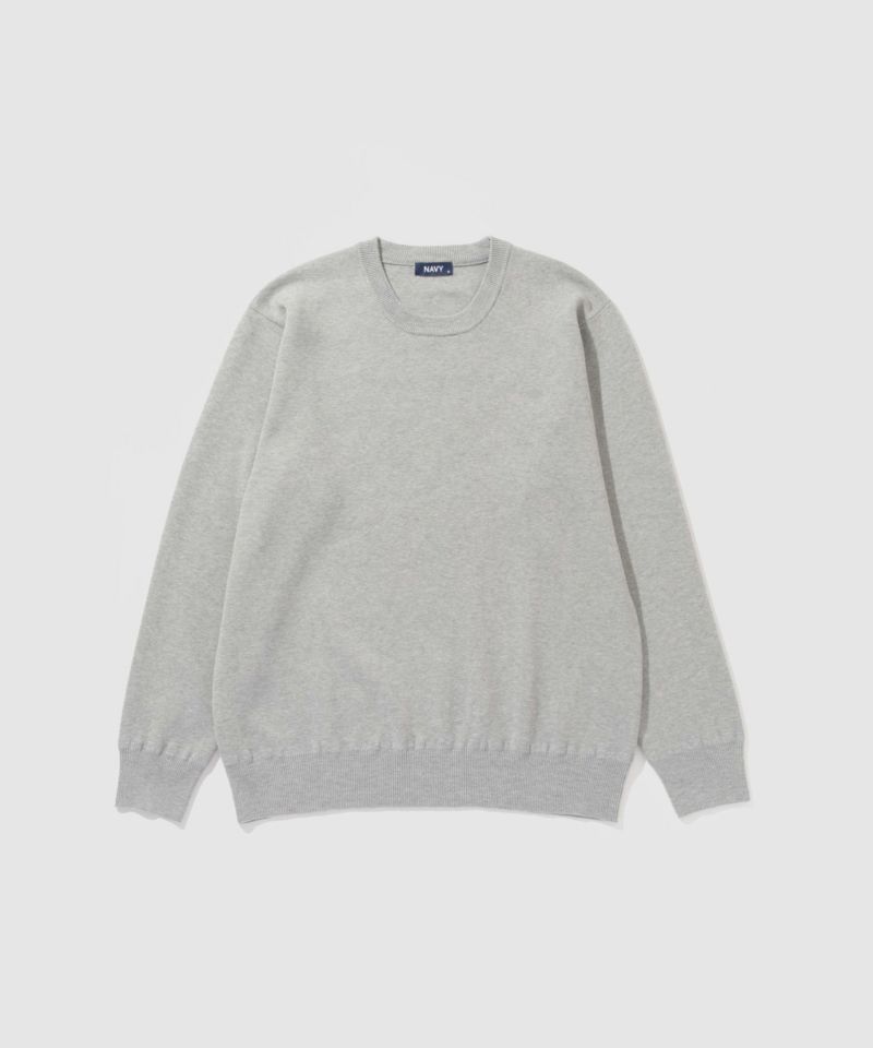 [期間限定価格]NAVY  快適ニット ミラノリブクルーネック メンズ商品画像-21