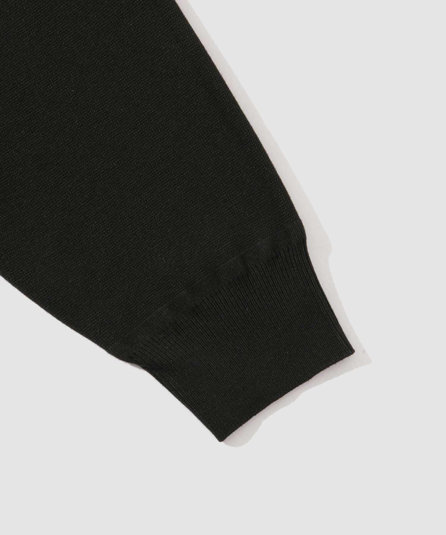 NAVY  快適ニット ミラノリブハーフジップ メンズ商品画像-12