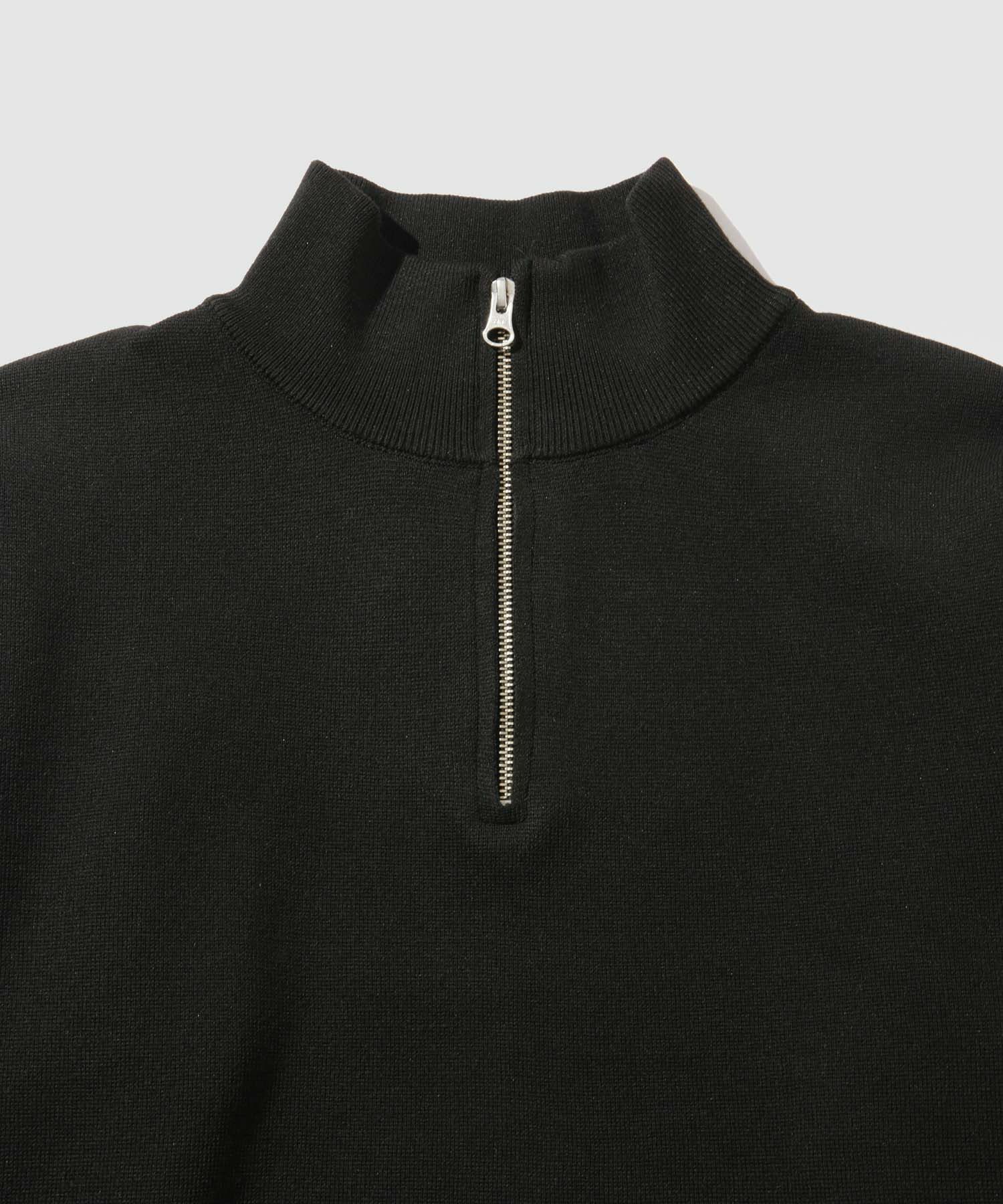 NAVY  快適ニット ミラノリブハーフジップ メンズ商品サムネイル-14