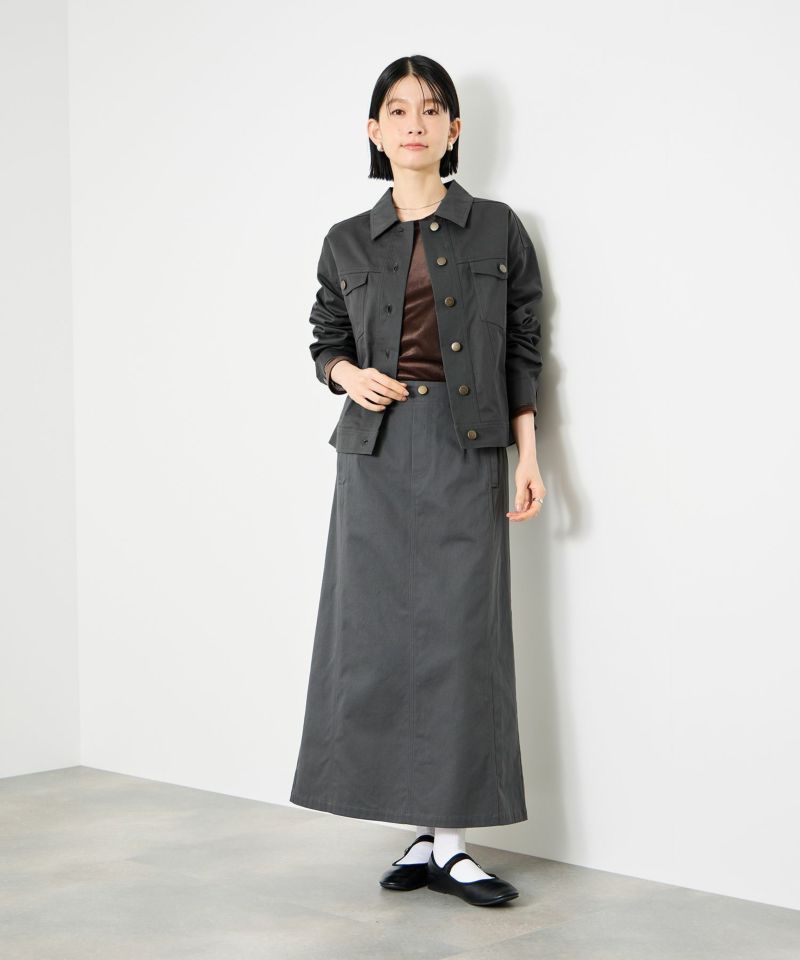 Idnes ライトワークトラッカージャケット レディース商品画像-10