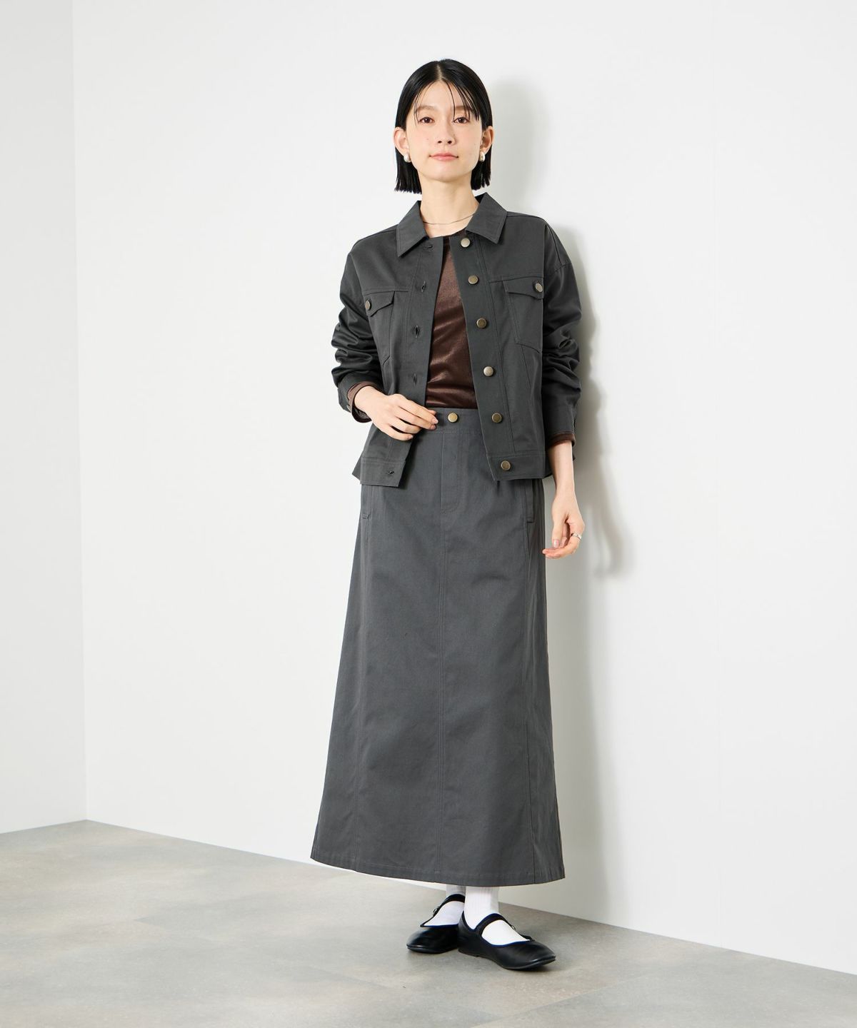 Idnes ライトワークトラッカージャケット レディース