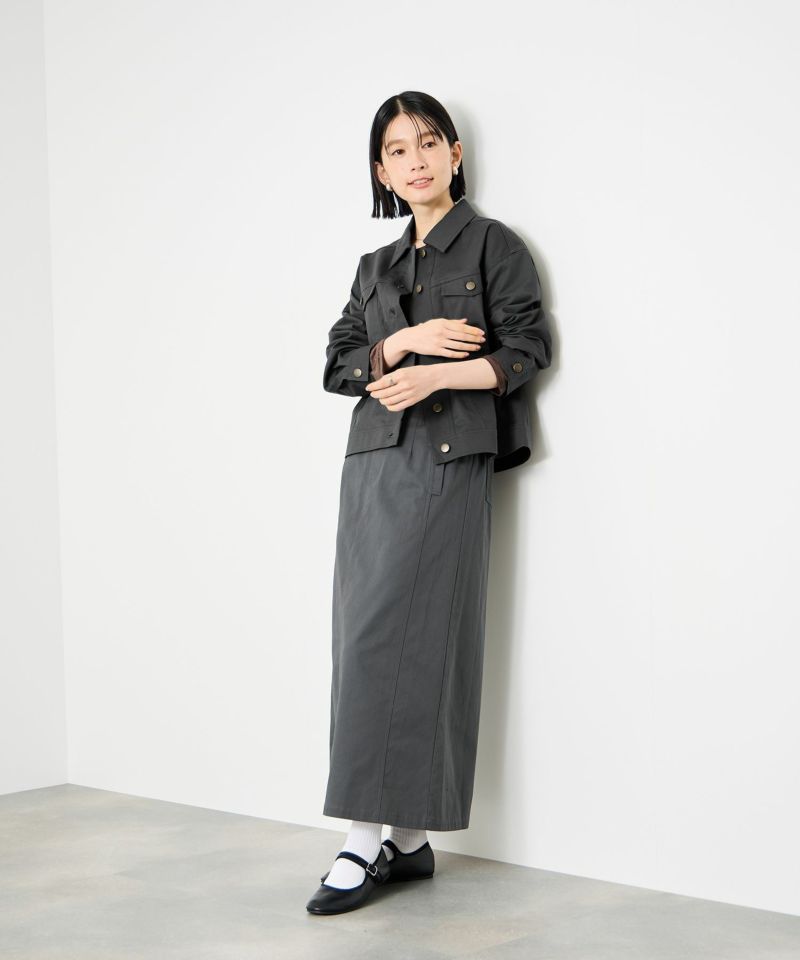 [値下げ]Idnes  ライトワークトラッカージャケット レディース商品画像-11