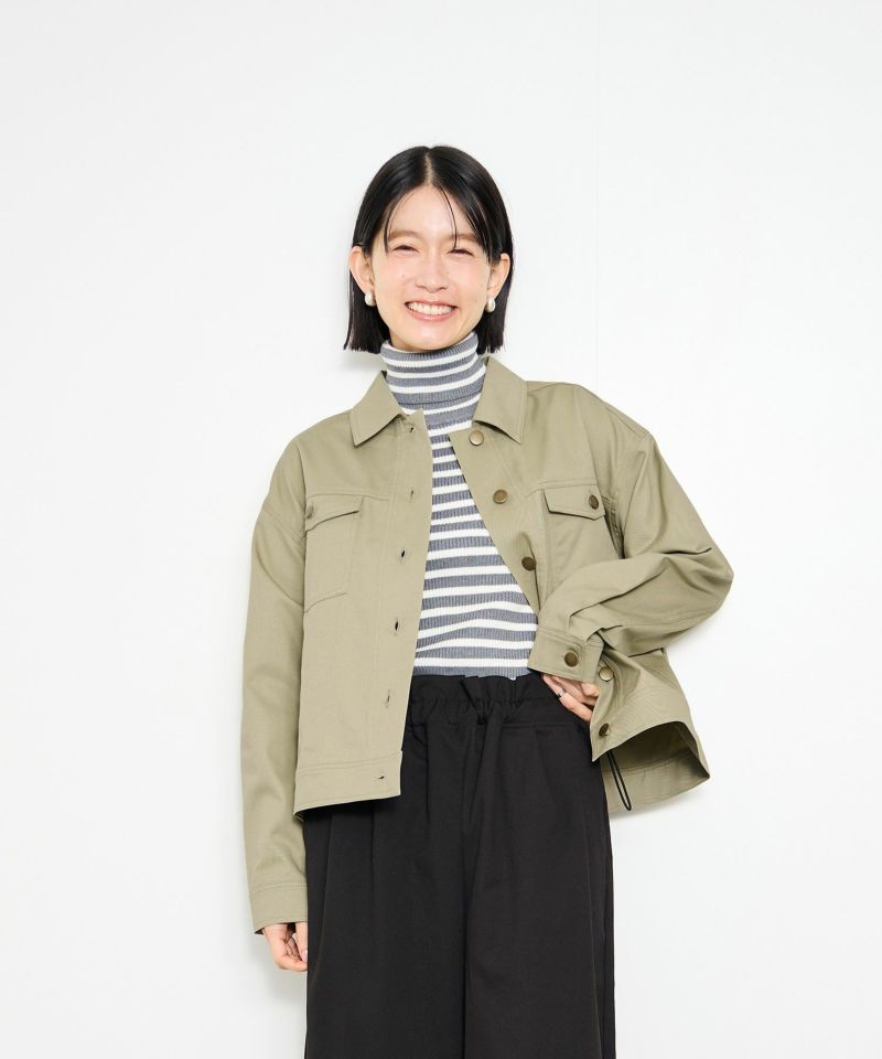 [値下げ]Idnes  ライトワークトラッカージャケット レディース商品画像-12