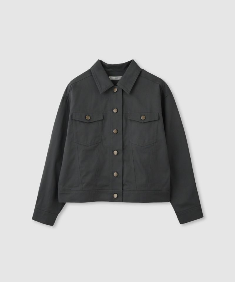 [最終さらに50%OFF]Idnes  ライトワークトラッカージャケット レディース商品画像-16