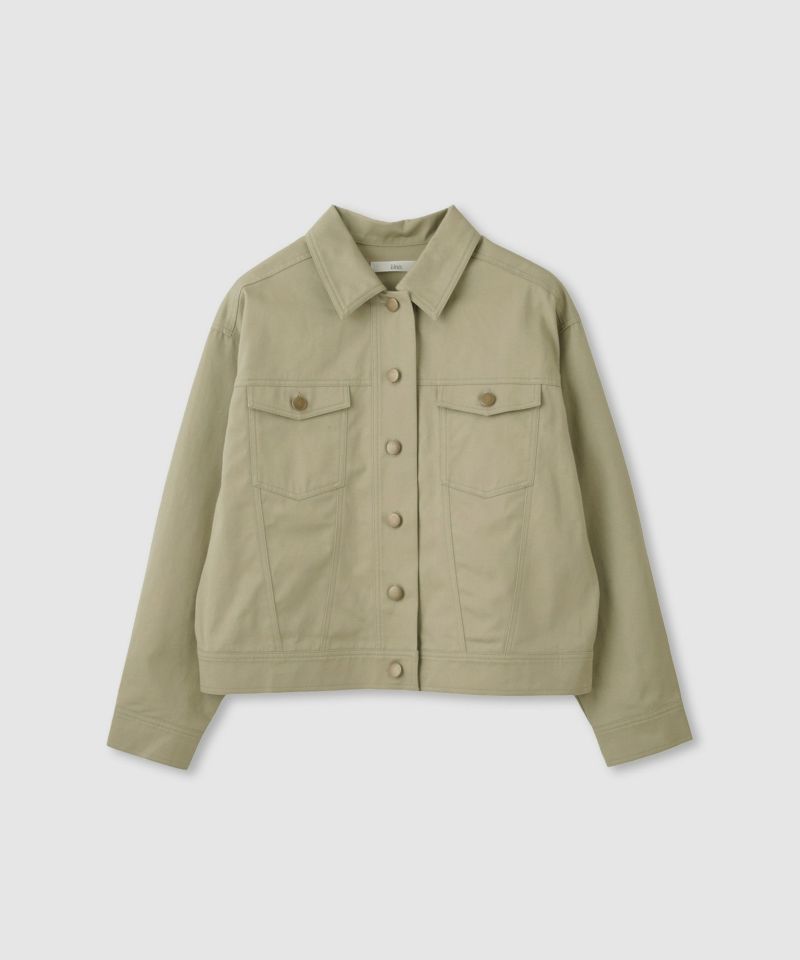 [最終さらに50%OFF]Idnes  ライトワークトラッカージャケット レディース商品画像-17