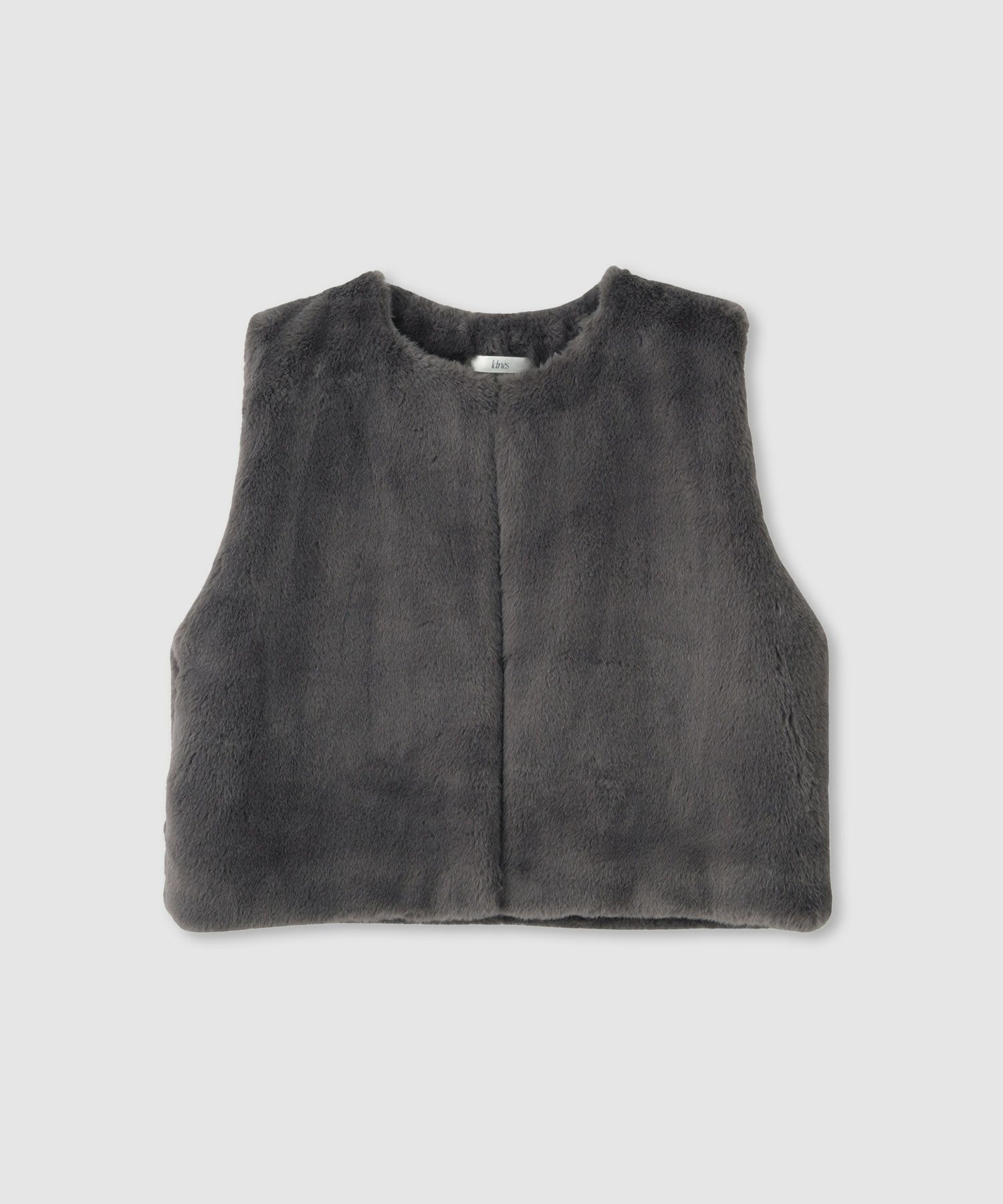 Idnes  フェイクファーベスト レディース商品画像-9