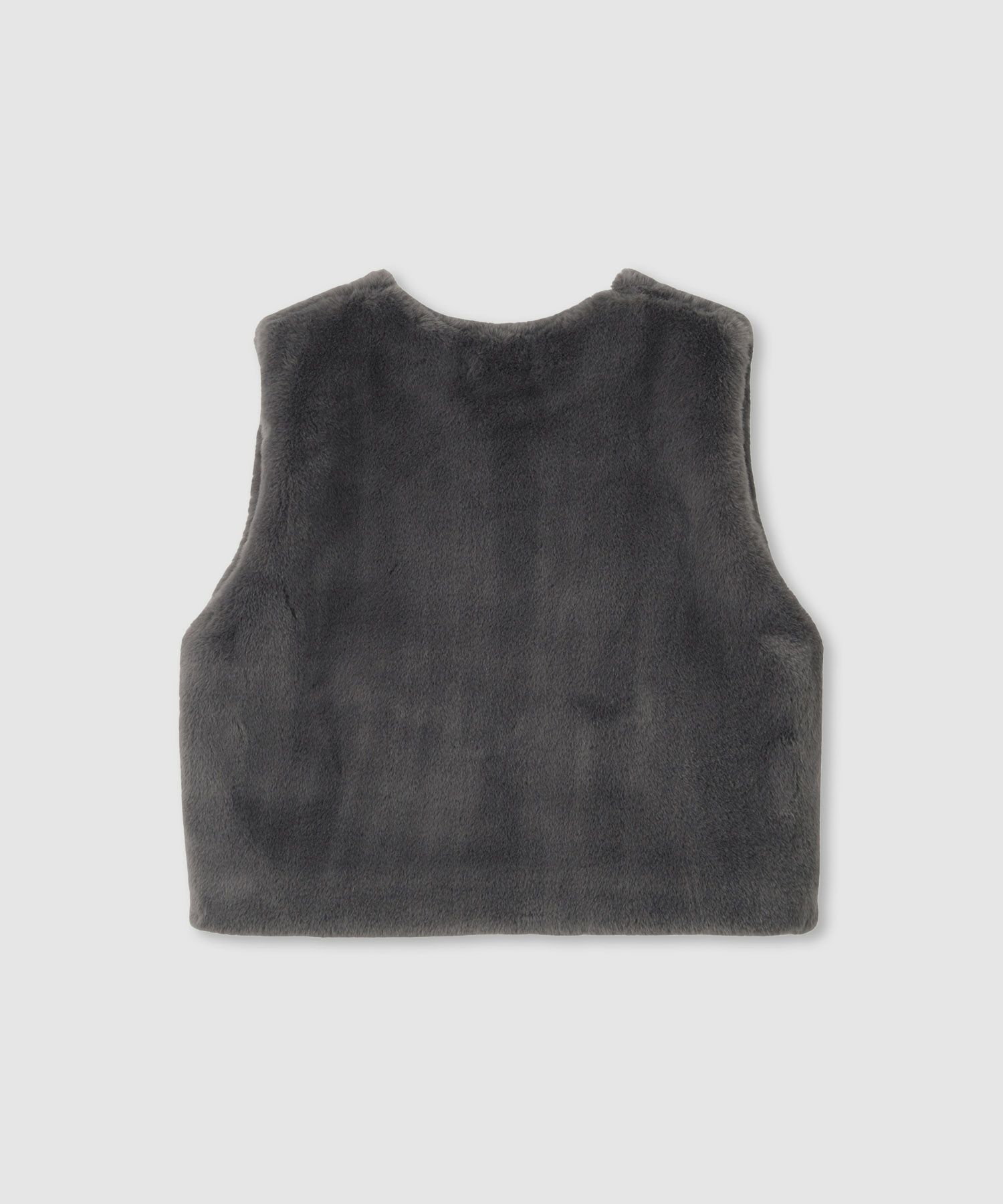 Idnes  フェイクファーベスト レディース商品画像-12