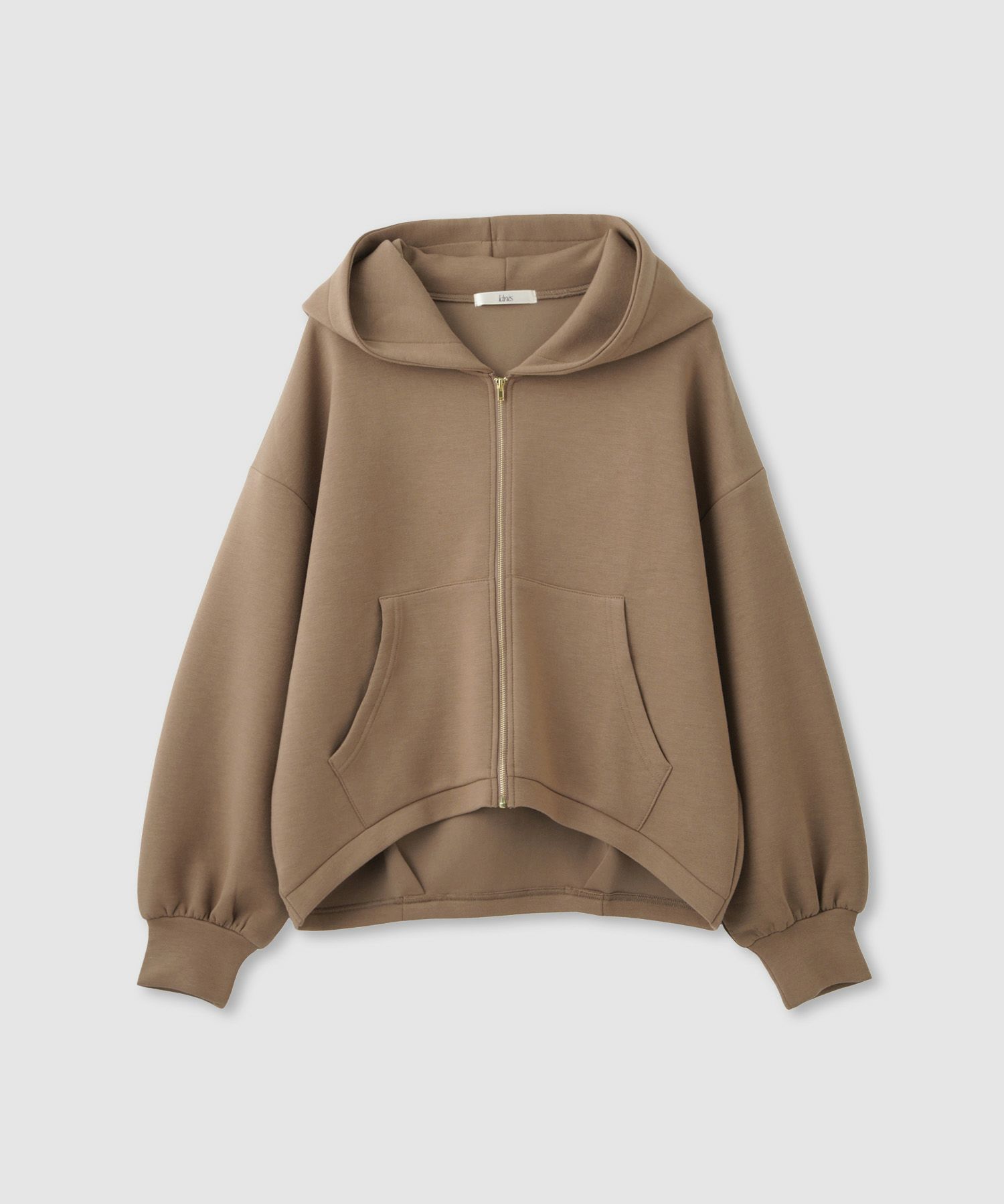 Idnes ストレッチポンチジップパーカー レディース