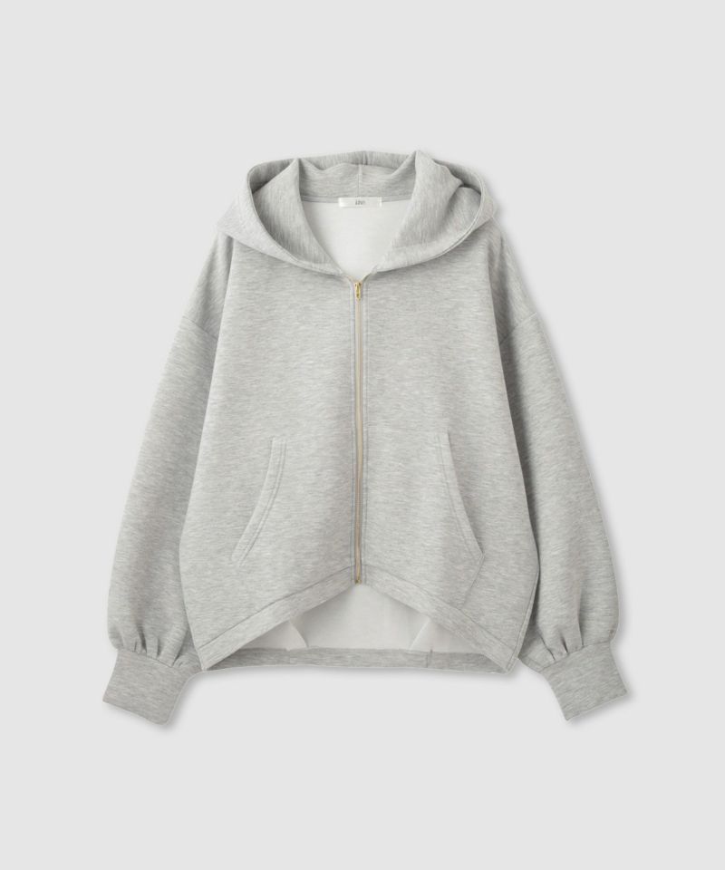 Idnes  ストレッチポンチジップパーカー レディース商品画像-12