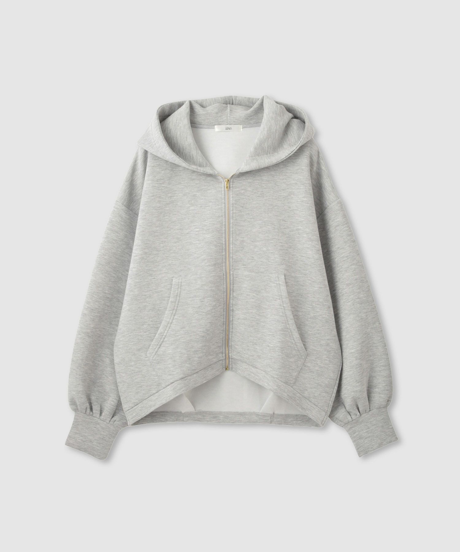 Idnes ストレッチポンチジップパーカー レディース