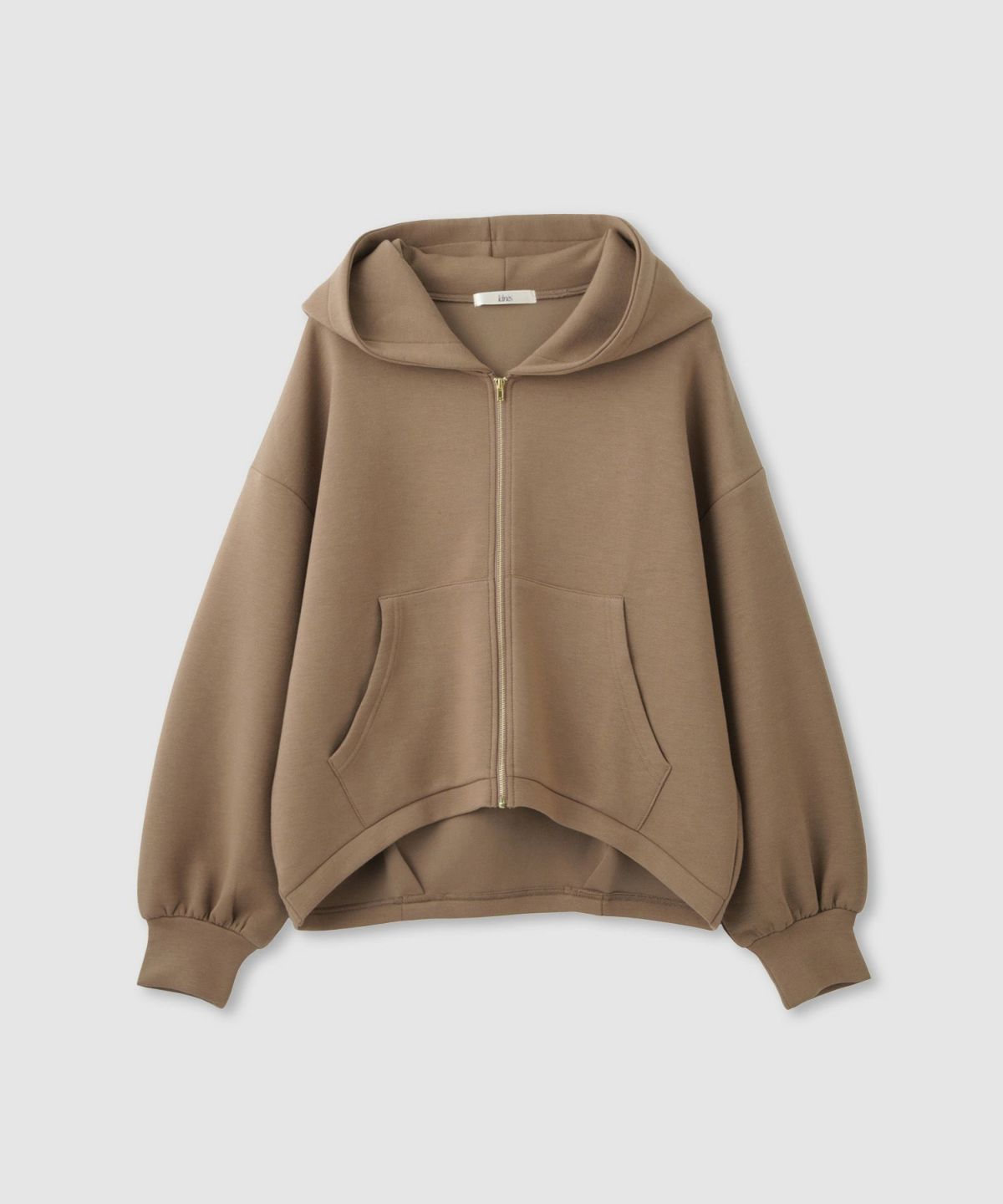 Idnes ストレッチポンチジップパーカー レディース