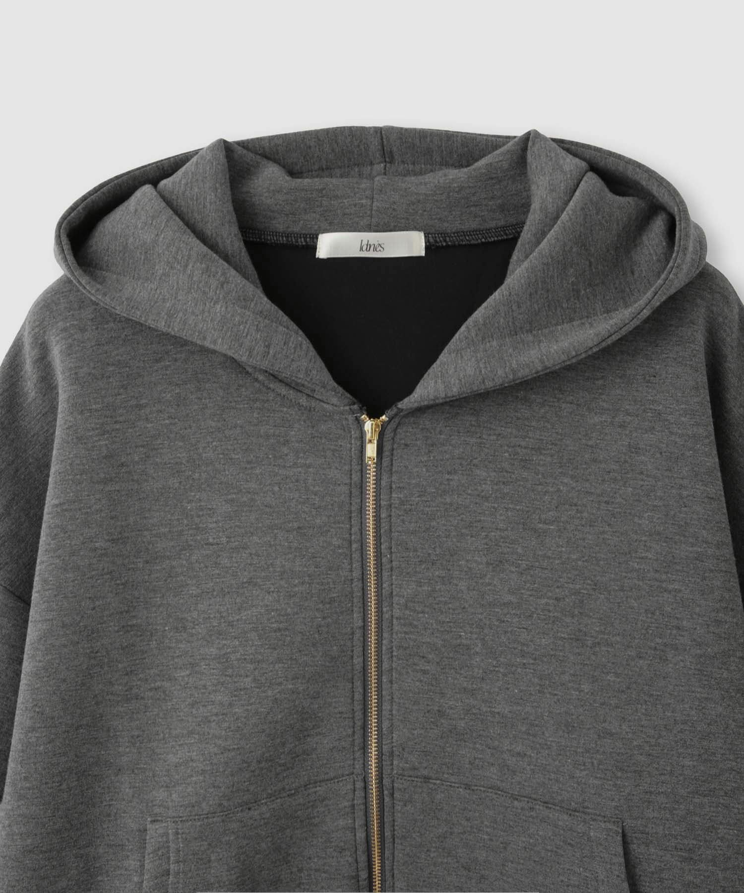 Idnes  ストレッチポンチジップパーカー レディース商品画像-15