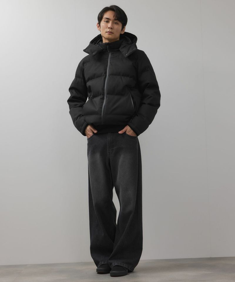 NAVY  ウールライクプレミアムダウンジャケット メンズ商品画像-17