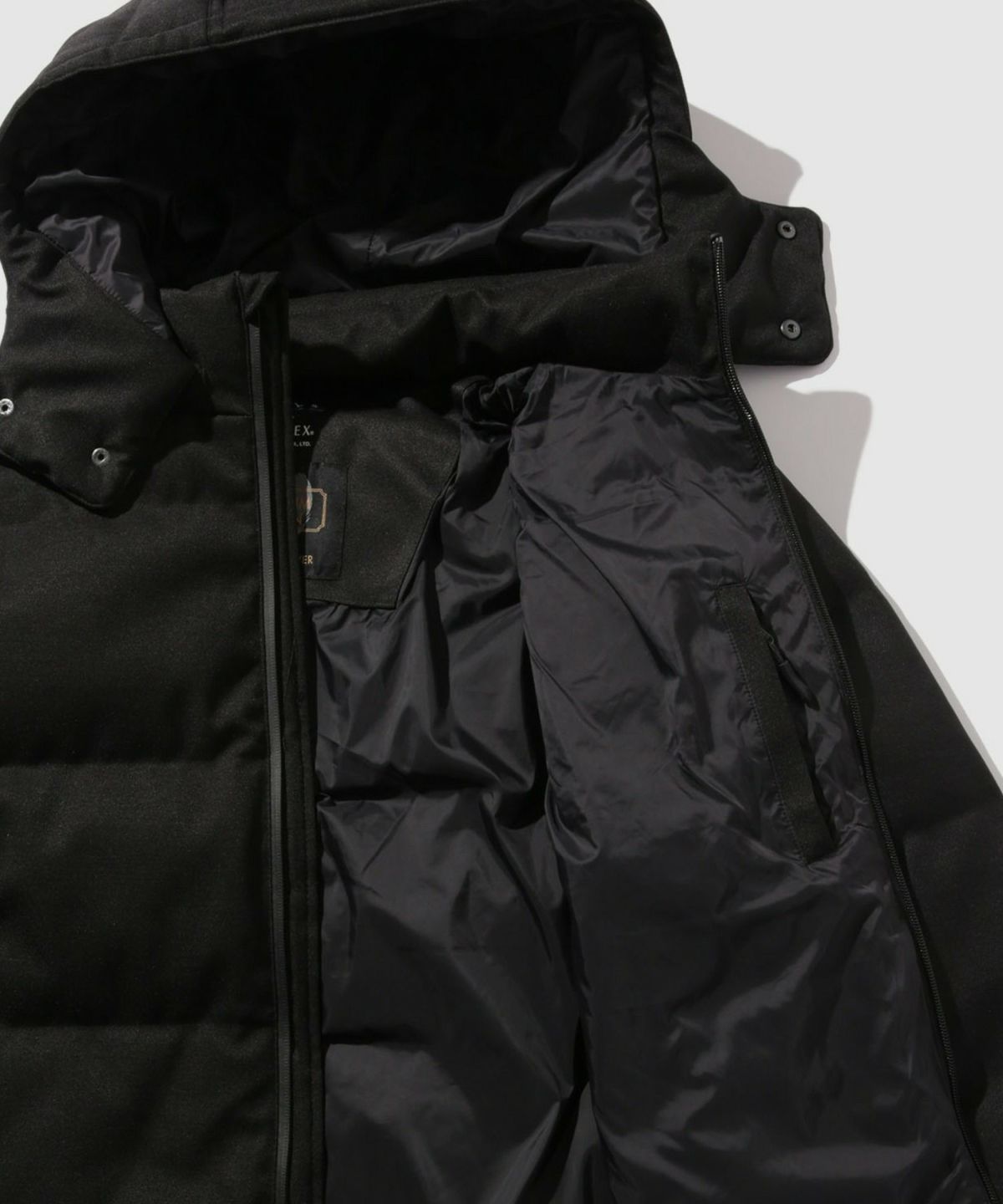 NAVY ウールライクプレミアムダウンジャケット メンズ