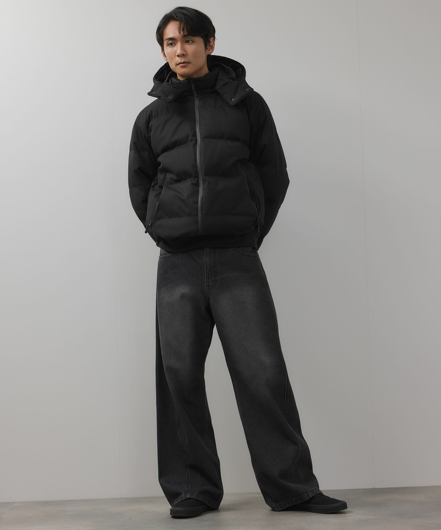 NAVY  ウールライクプレミアムダウンジャケット メンズ商品サムネイル-18