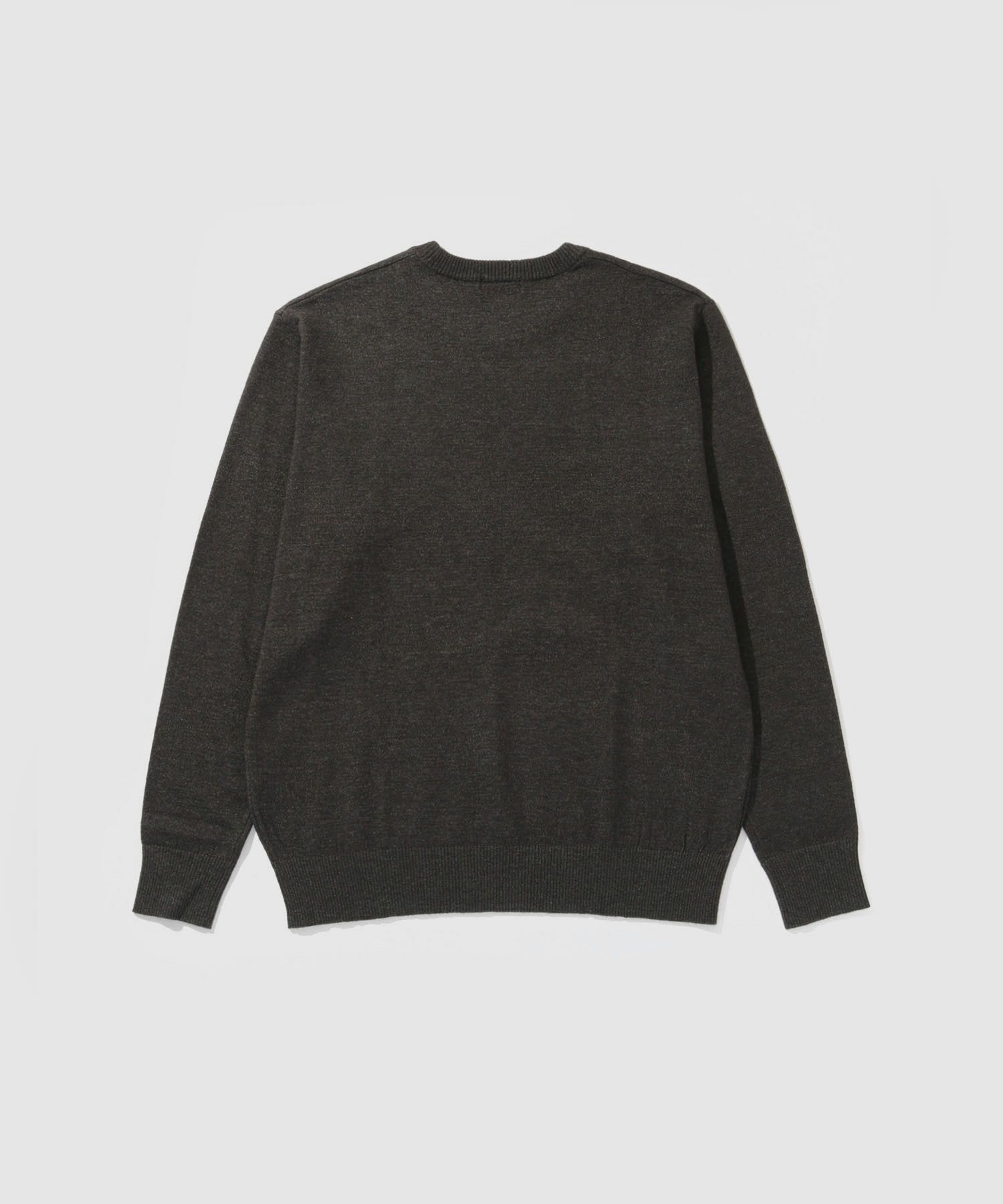 [期間限定価格]NAVY 素肌ニット クルーネック メンズ