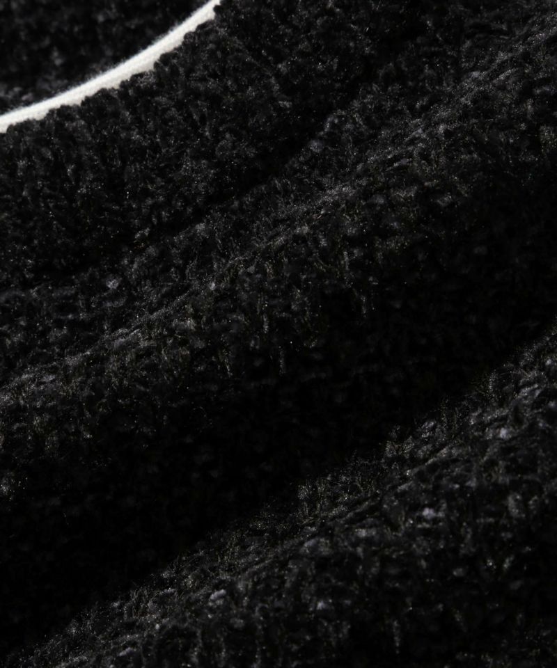 NAVY  トロリカノコモールニット クルーネック メンズ商品画像-22