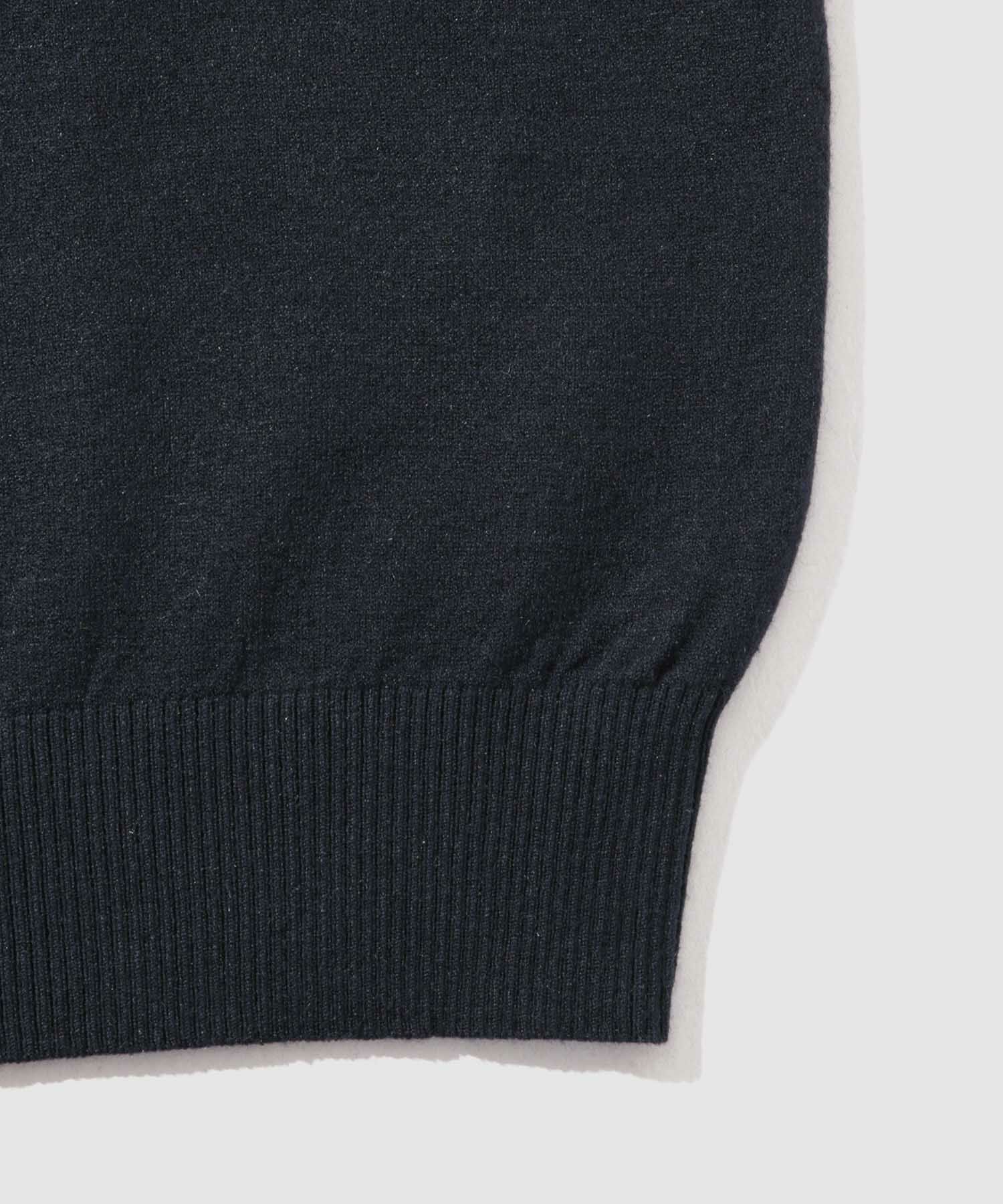 [期間限定価格]NAVY 素肌ニット Vネック メンズ