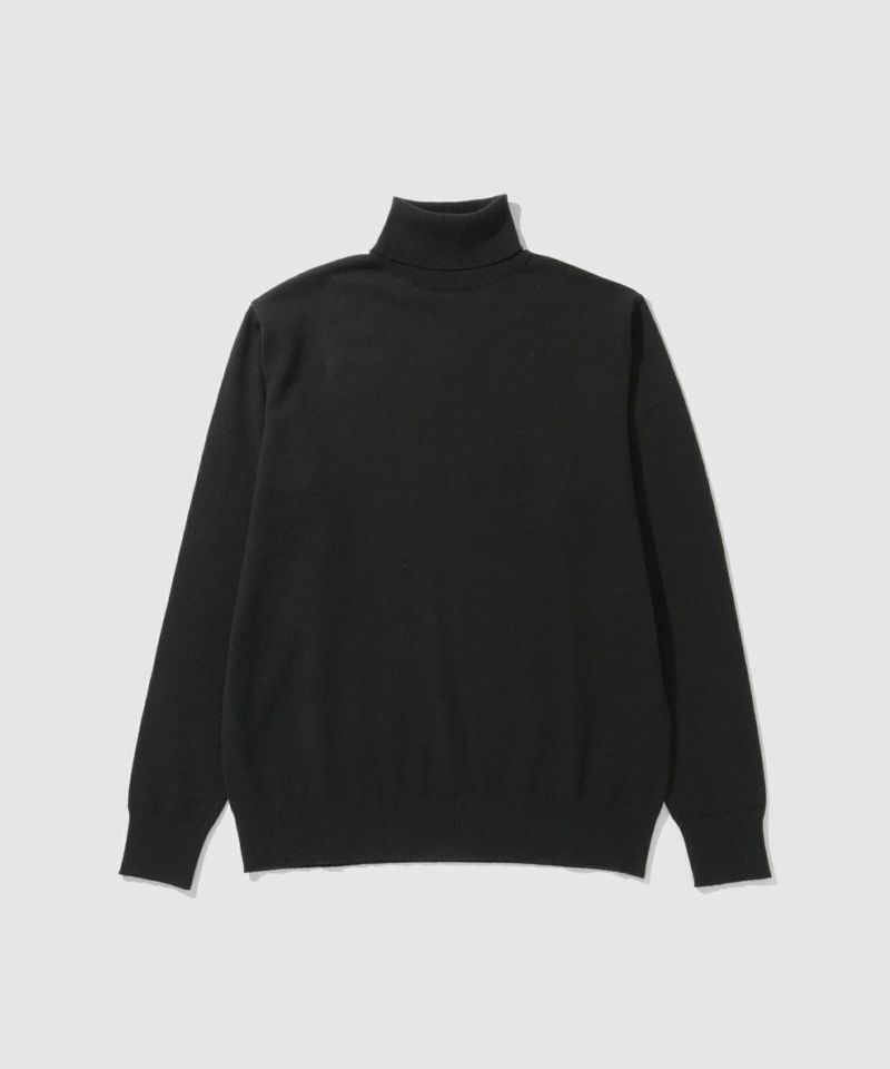 NAVY  素肌ニット タートルネック メンズ商品画像-13