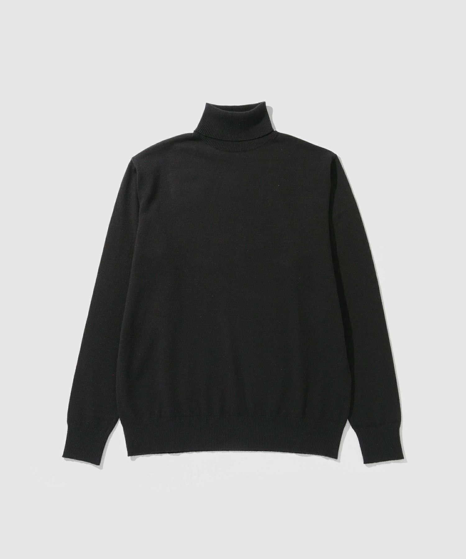 [期間限定価格]NAVY 素肌ニット タートルネック メンズ