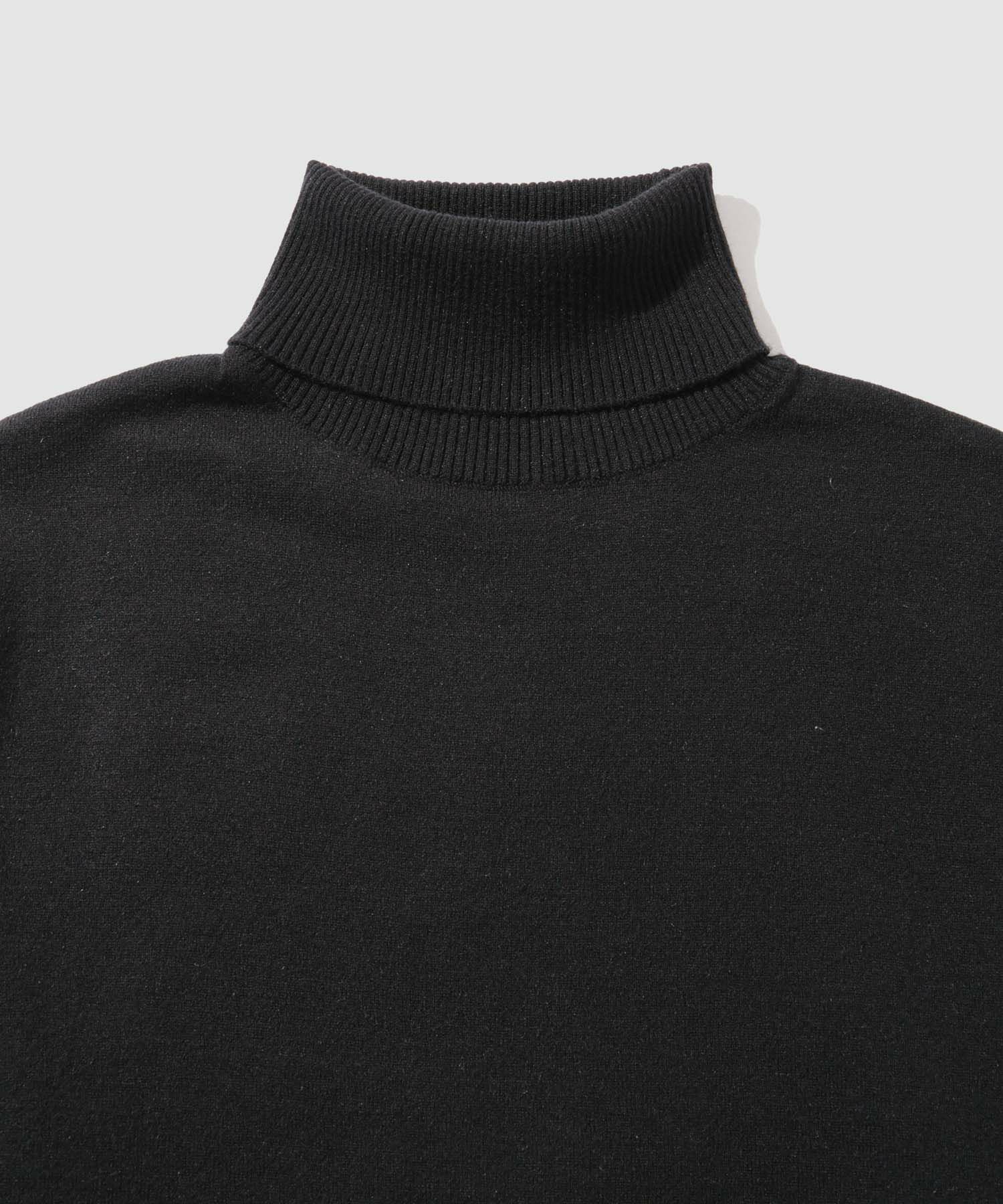 [期間限定価格]NAVY 素肌ニット タートルネック メンズ
