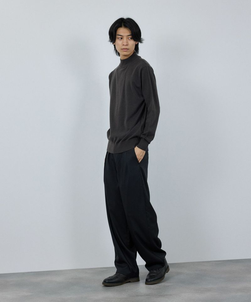 NAVY 素肌ニット ハイネック メンズ商品画像-12