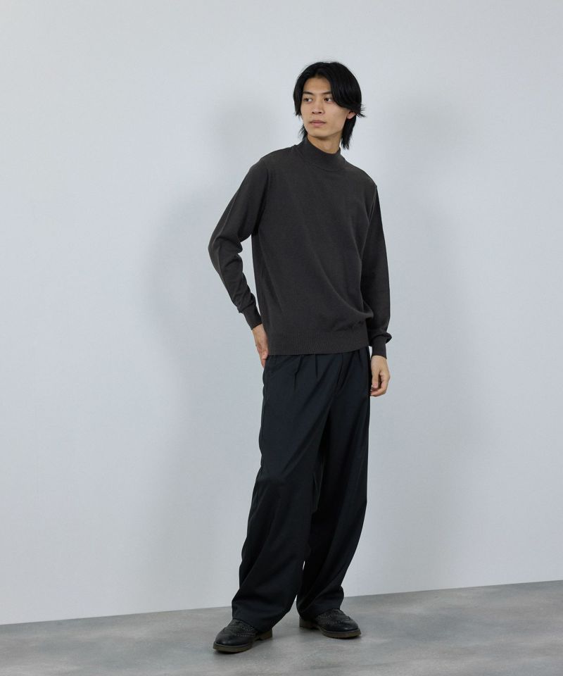NAVY 素肌ニット ハイネック メンズ商品画像-15