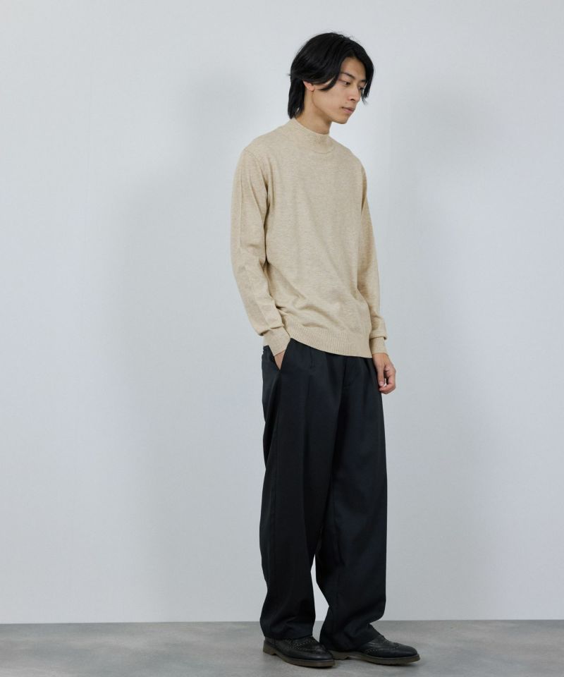 NAVY 素肌ニット ハイネック メンズ商品画像-24