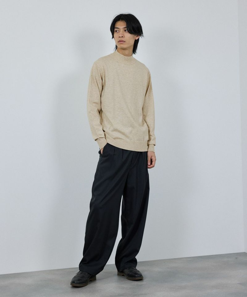 NAVY 素肌ニット ハイネック メンズ商品画像-26