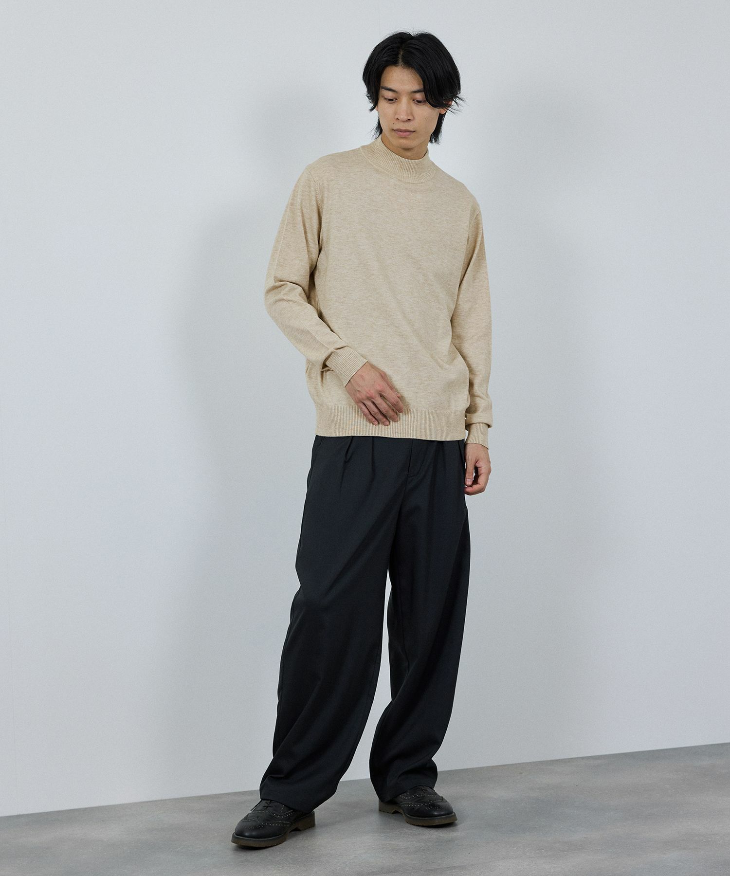 NAVY 素肌ニット ハイネック メンズ商品サムネイル-27