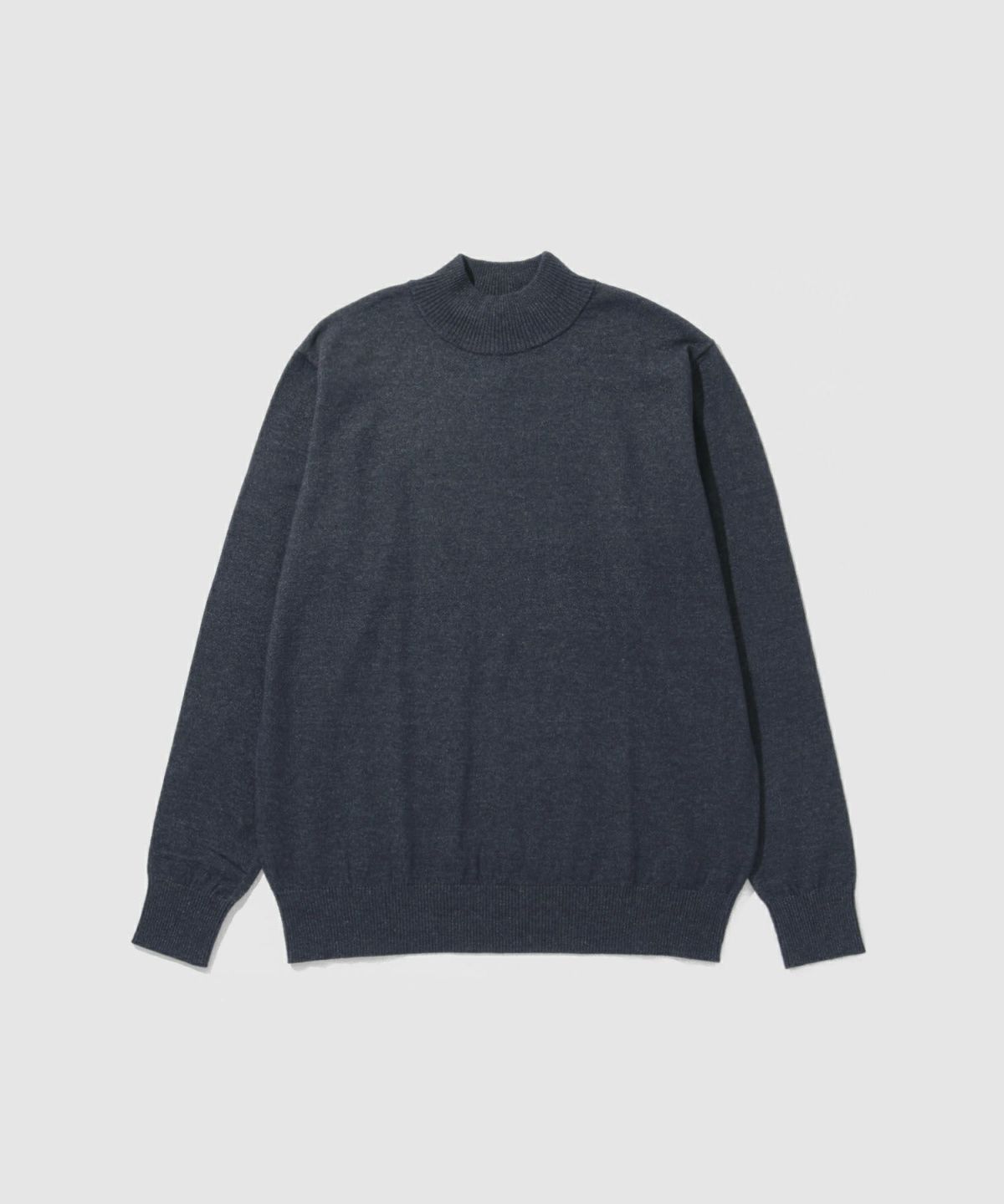 [期間限定価格]NAVY 素肌ニット ハイネック メンズ