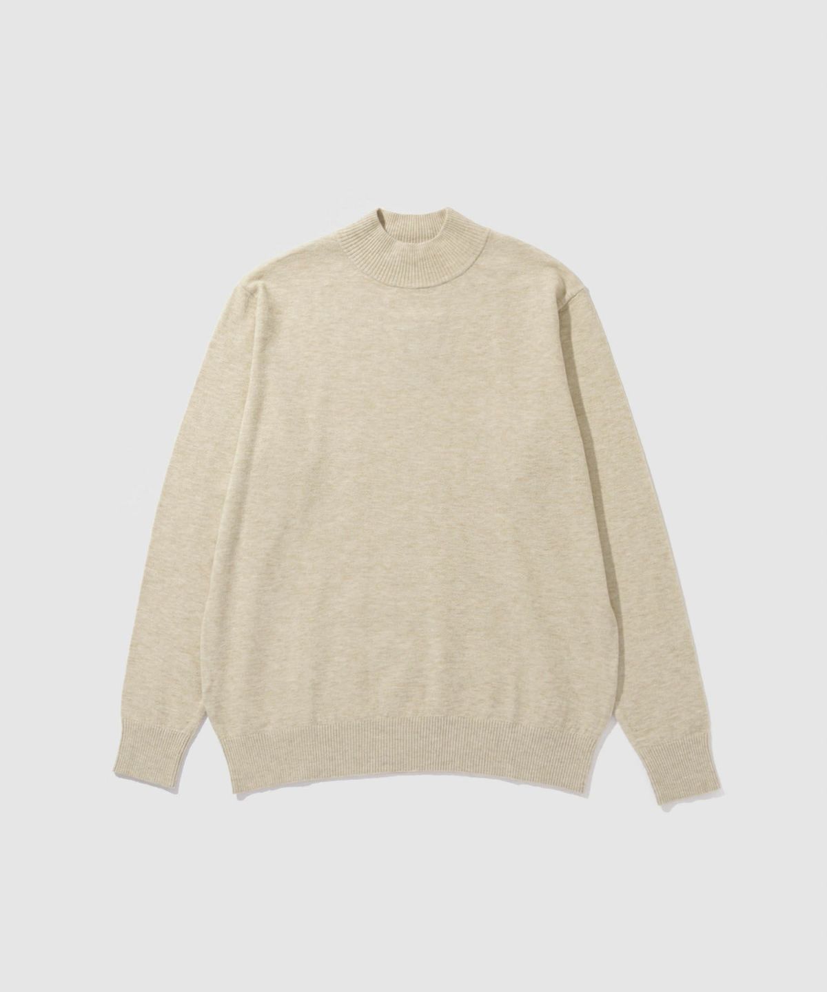 [期間限定価格]NAVY 素肌ニット ハイネック メンズ