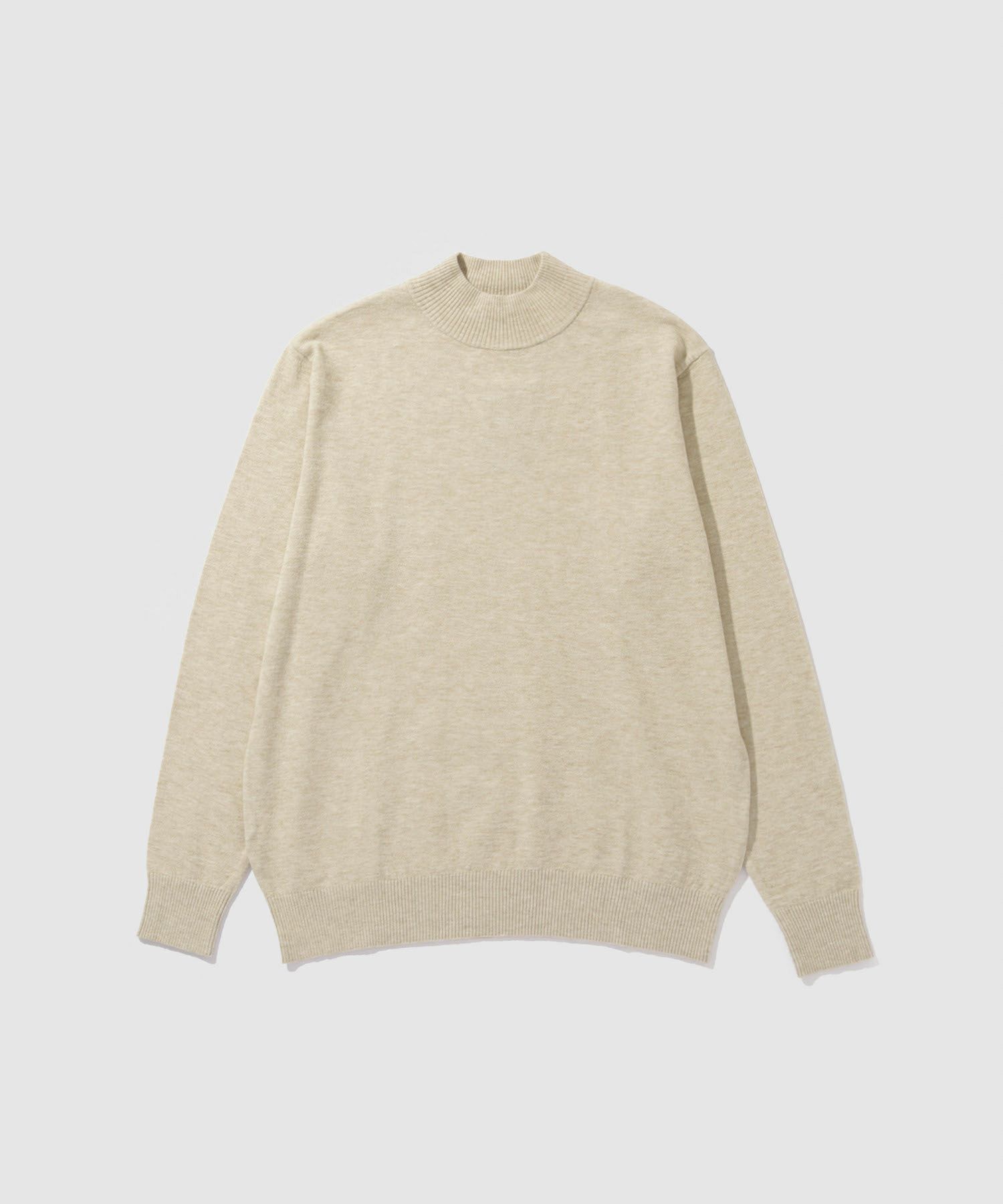 [期間限定価格]NAVY 素肌ニット ハイネック メンズ