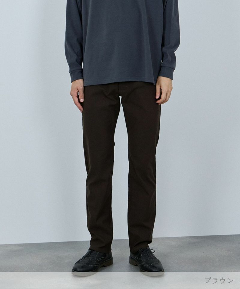 NAVY  MAC HEAT 裏起毛ストレートパンツ メンズ商品画像-6