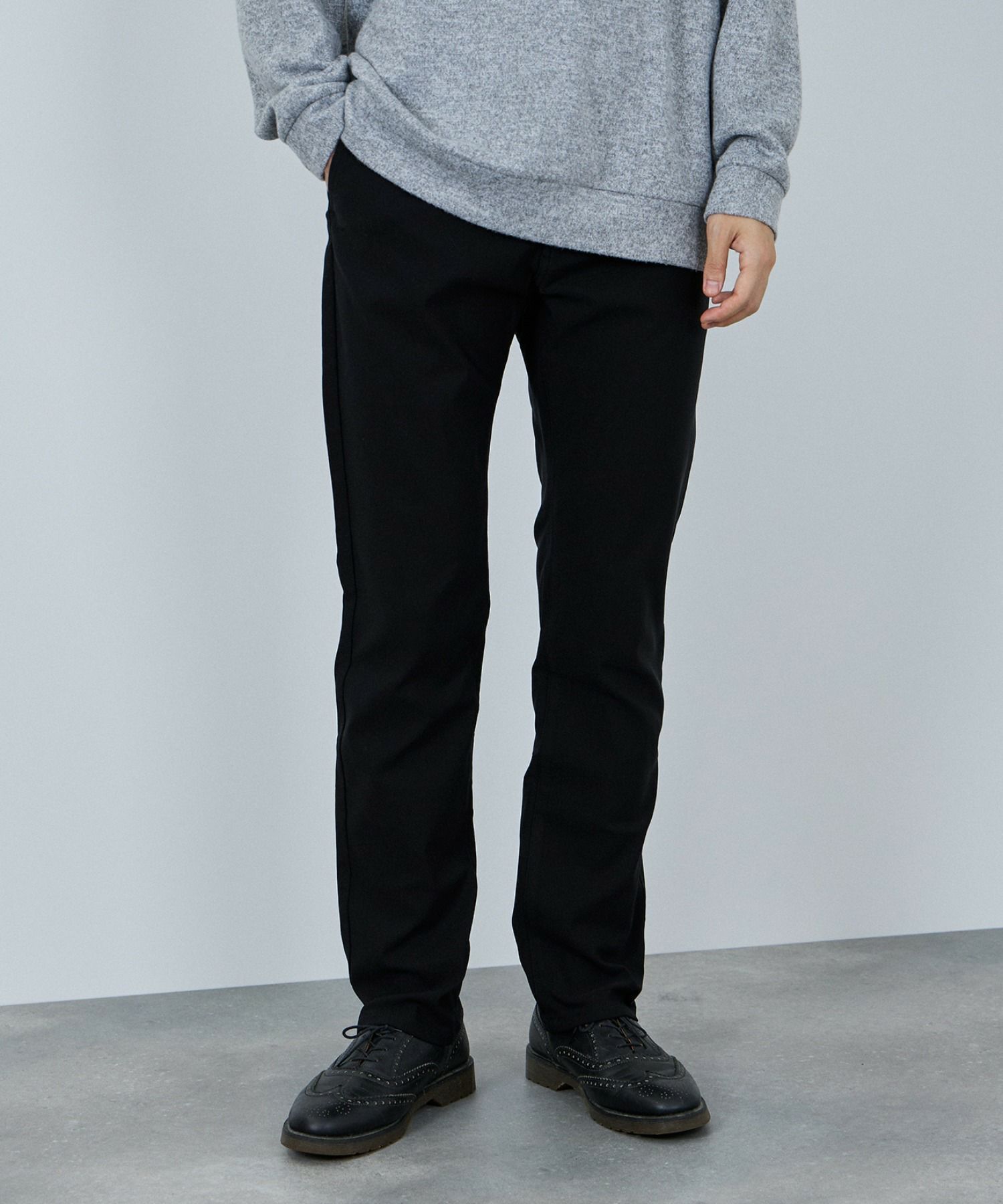 NAVY  MAC HEAT 裏起毛ストレートパンツ メンズ商品画像-14