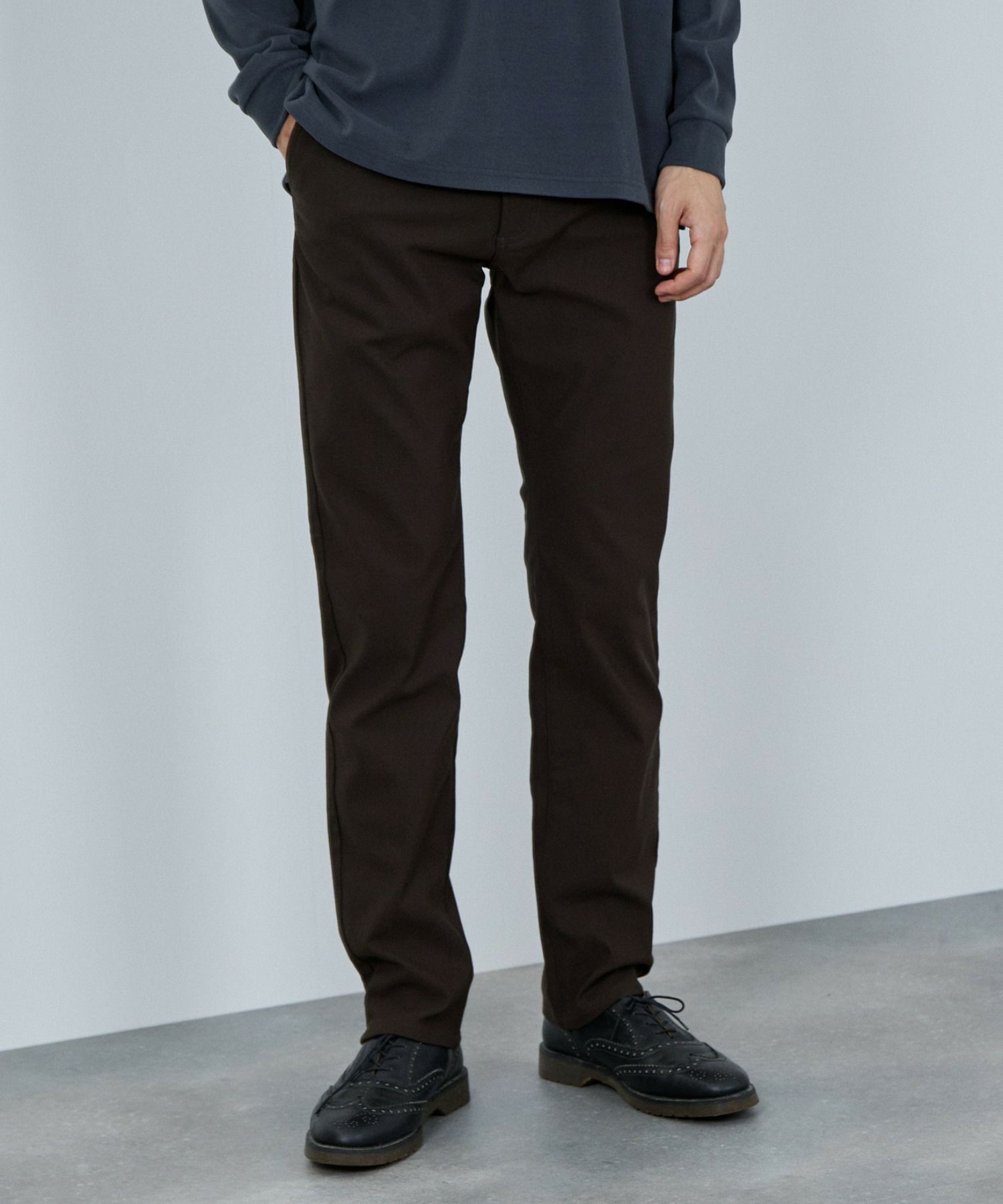 NAVY  MAC HEAT 裏起毛ストレートパンツ メンズ商品画像-20