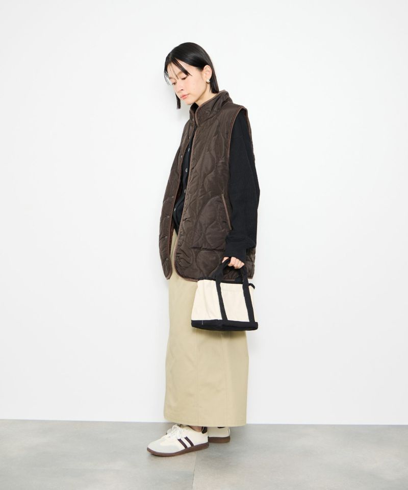 [値下げ]Idnes  リバーシブルキルトベスト レディース商品画像-19