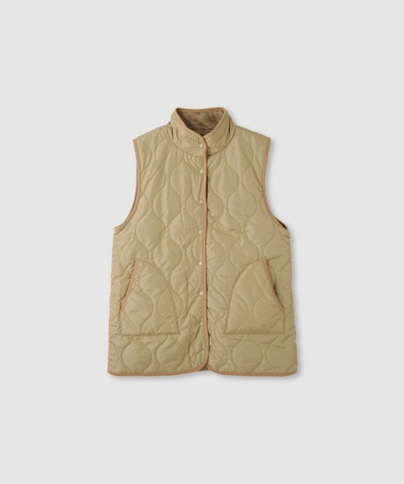 [値下げ]Idnes  リバーシブルキルトベスト レディース商品画像-21